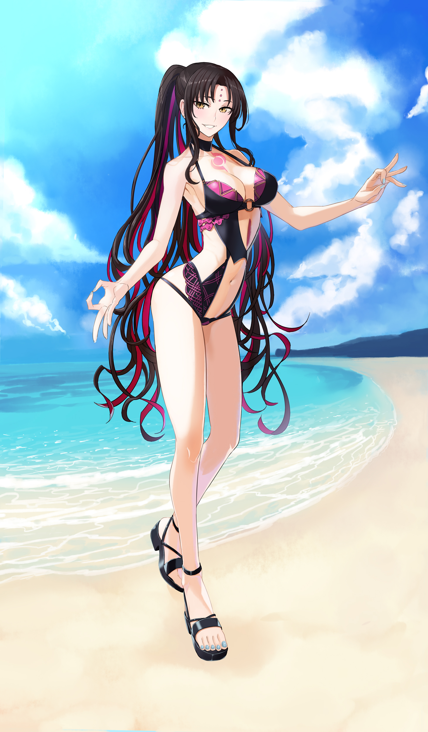 Kiryuutyki Fategrand Order Sessyoin Kiara Bikini Swimsuits Tattoo 638804 Yandere 6581